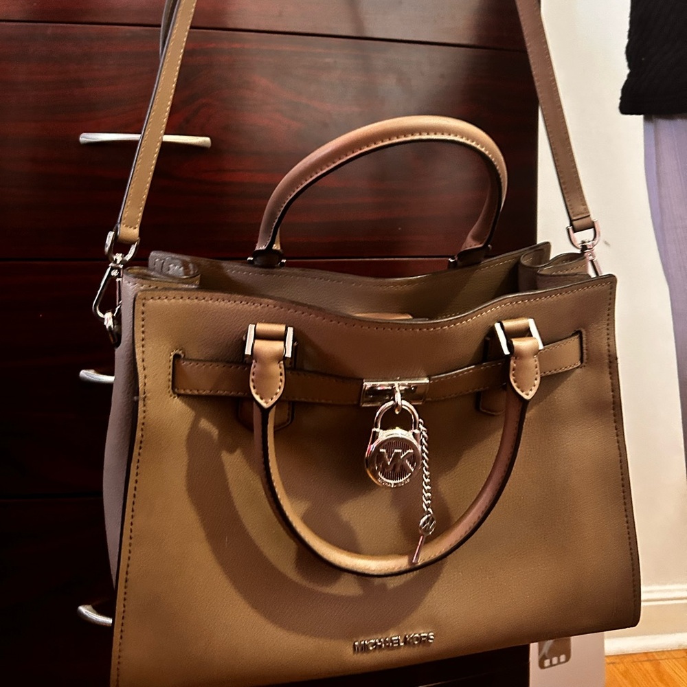 Michael Kors Tan Leather Handbag